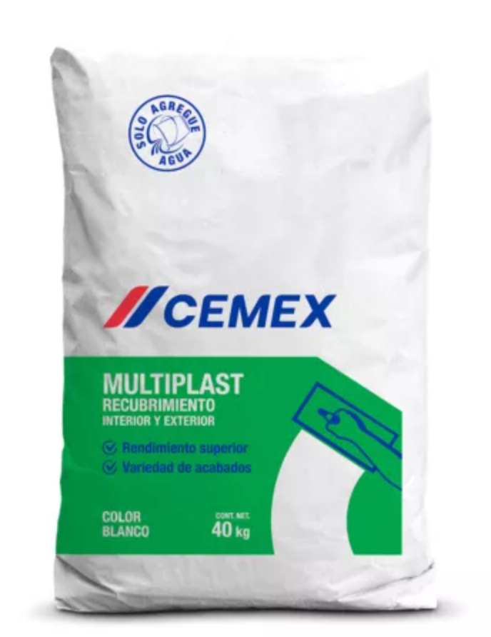 Cemex, Multiplast, 25 Kg, Saco