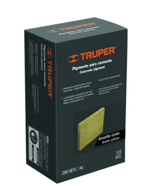 Truper, Pigmento Para Cemento 1 Kg Rojo Óxido, Pieza