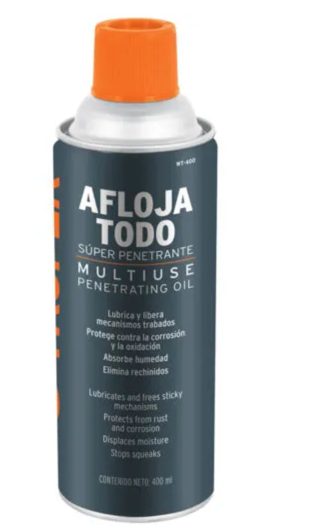 Truper, Aceite Aflojatodo En Aerosol De 400 ml, Pieza